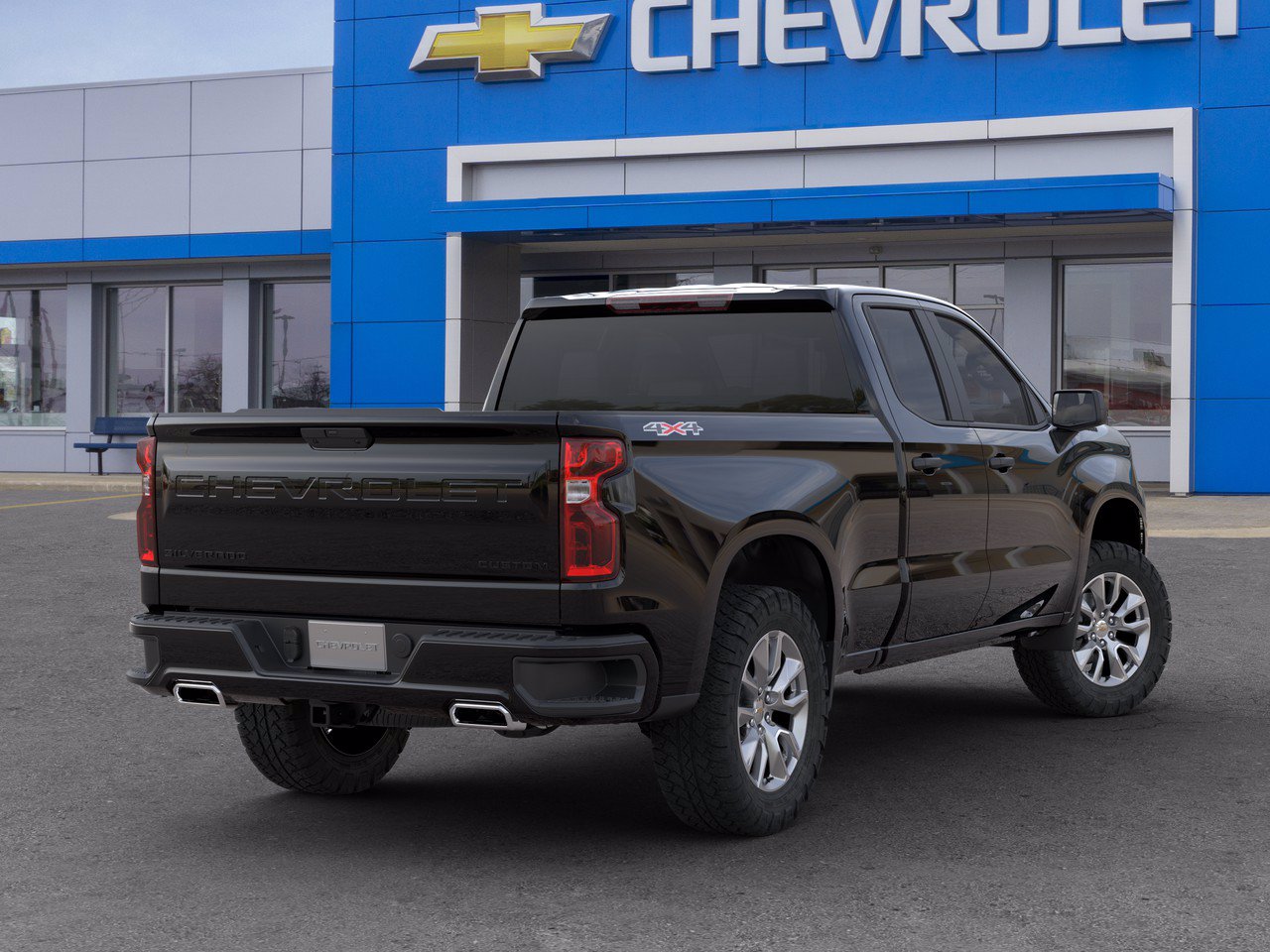 New 2020 Chevrolet Silverado 1500 Custom 4WD Double Cab Pickup