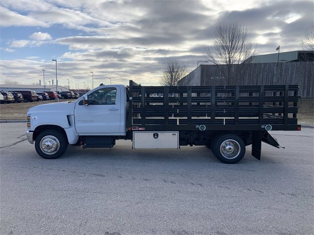 New 2019 Chevrolet Silverado 5500 Stake Bed Monroe Work-A-Hauler II RWD ...