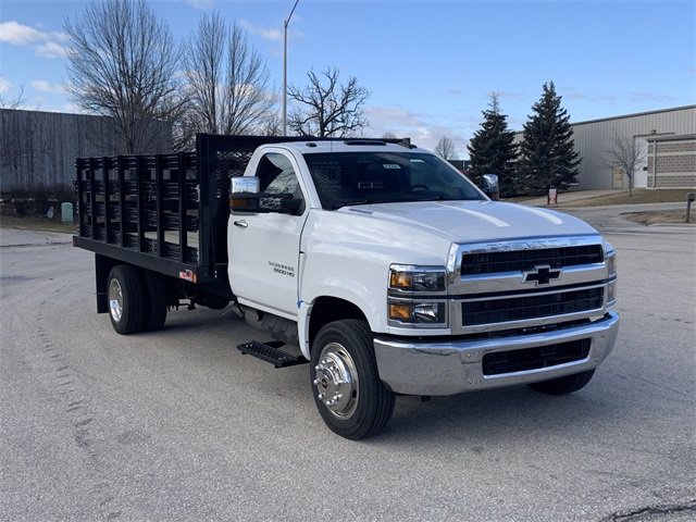 New 2019 Chevrolet Silverado 5500 Stake Bed Monroe Work-A-Hauler II ...